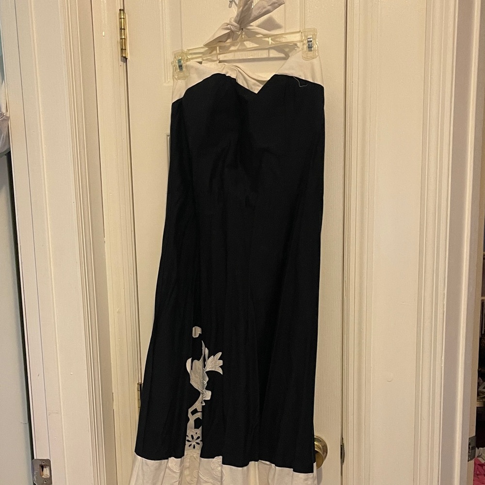 Ladies sundress Elegant Black and White  Dress